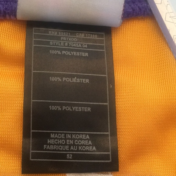 Reebok Kobe purple/gold jersey - Picture 10 of 15